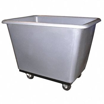 GRAINGER APPROVED Cube Truck MDPE Gray 10.0 cu ft., 8ARC6