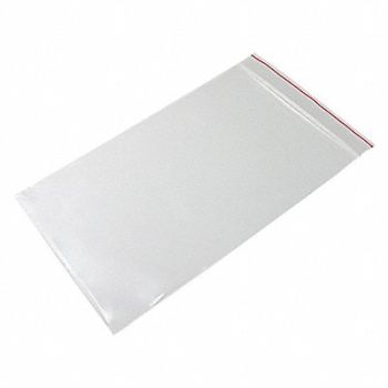 MINIGRIP RED LINE Reclosable Poly Bag Zip Seal PK1000, 8ARK0