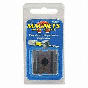 GRAINGER APPROVED Magnetizer/Demagnetizer 1-1/4 x 1-1/4 In, 8AT91