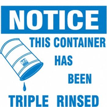 BRADY DOT Handling Label Regulated 6 W PK100, 8ATC7