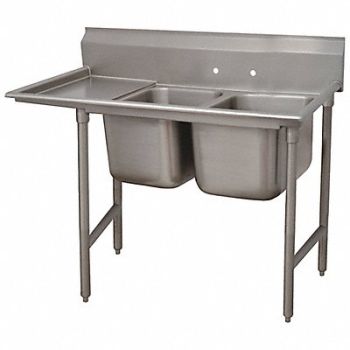 ADVANCE TABCO Regaline Sink Square 24 x24 x12, 8WU54