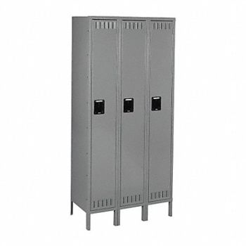TENNSCO F0414 Lckr 1x3Lckr Gray 66 x36 x18 UnAssm, 8AVD6