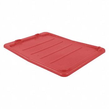 LEWISBINS Lid Red Polypropylene 27.0 in, 8AW42