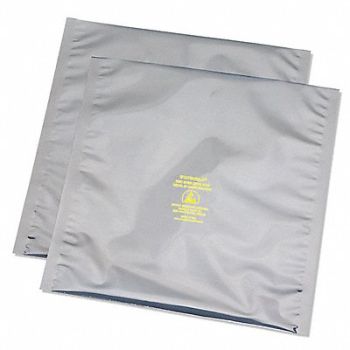 DESCO Open Metal Bag ESD Soft Fold PK100, 8AW73