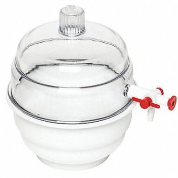 SP SCIENCEWARE Space Saver Vacuum Desiccator 6-3/4 Dia, 8AWA5