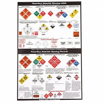JJ KELLER Dot Chart Forklift Driving Safety, 8AX82