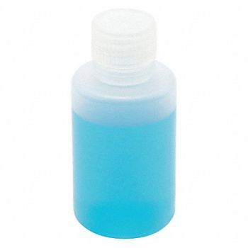 LAB SAFETY SUPPLY Bottle 125mL Plastic Narrow PK12, 8AX98