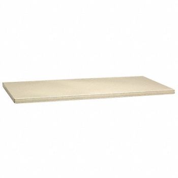 TENNSCO Shelf 48 In x 24 In x 1-5/16 In Sand, 9WMU9