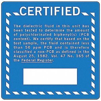 BRADY Label 6 inx6 in Polyester PK100, 8C411