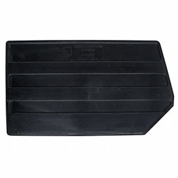 QUANTUM STORAGE SYSTEMS Divider 9 1/2 in Black 6 PK6, 8C773
