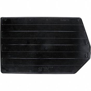 QUANTUM STORAGE SYSTEMS Divider 14 3/4 in Black 6 PK6, 8C774