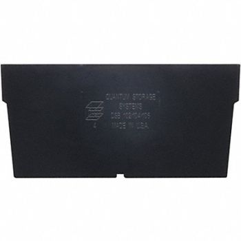 QUANTUM STORAGE SYSTEMS Divider 5 1/2 in Black 50 PK50, 8C964