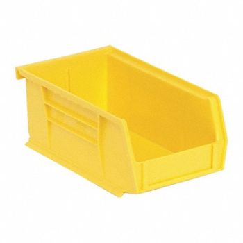 QUANTUM STORAGE SYSTEMS F0599 Hang and Stack Bin Yellow PP 3 in, 8CA59