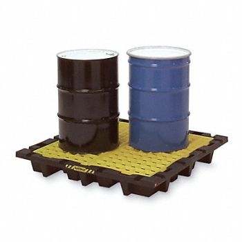 GRAINGER APPROVED Drum Spill Cntnmnt Pallet 4 Drum 6k lb., 8CA70