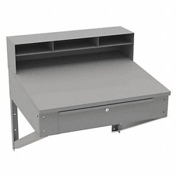 TENNSCO Wall Hanging Desk 17-1/2 H x 34-1/2 W, 8CFK7