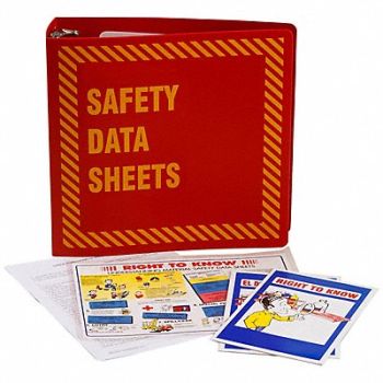 BRADY Binder English 3-3/4 in D Polyethylene, 8CGZ2