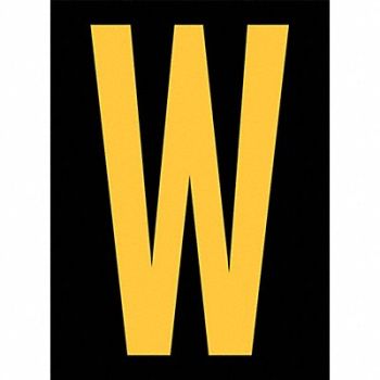 STRANCO INC Reflective Letter Label W 2-1/2in H PK25, 8CJN8