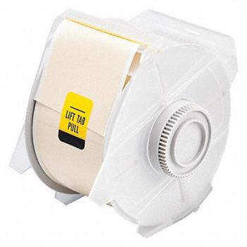 BRADY Tape Tan 100 ft L 2-1/4 in W, 9J144