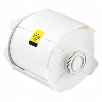 BRADY Cold Temperature Tape LabelingWhite, 8CKX7