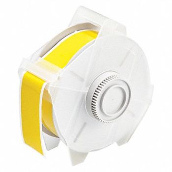 BRADY Cold Temperature Tape LabelingYellow, 8CKX8