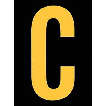 STRANCO INC Refl. Letter Label Char C PK25 PK25, 8CL51