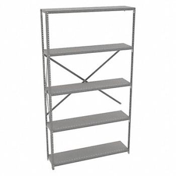 TENNSCO Metal Shlvng Cap 650 lb 12inx84inx48in, 8CL89