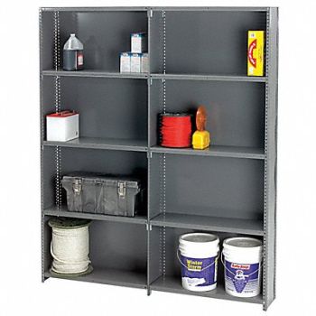 TENNSCO Metal Shlvng Cap 800 lb 24inx84inx36in, 9NU59