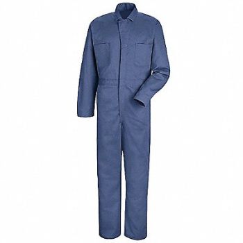 VF WORKWEAR Coverall Chest 56In. Blue, 8PN28