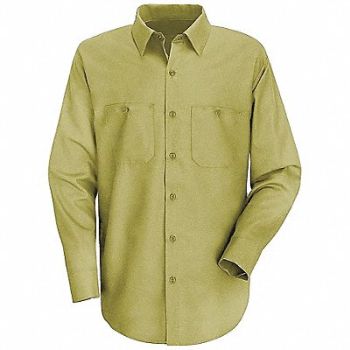 VF WORKWEAR Lng Slv Khaki 65 per PET/35 per Ctn 2XL, 9NR18