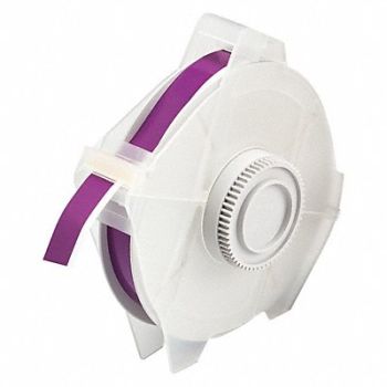 BRADY Tape Purple 100 ft L 1/2 in W, 8CVL0