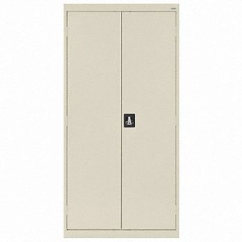 SANDUSKY Storage Cabinet 72 x36 x18 Putty 4Shlv, 9HYT4