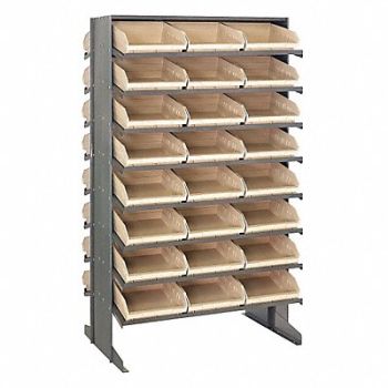 QUANTUM STORAGE SYSTEMS E1553 Pick Rack 24inx60inx36in Ivory, 8CZX6