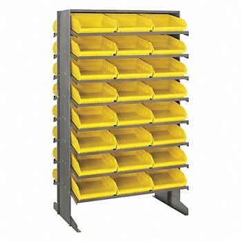 QUANTUM STORAGE SYSTEMS E1553 Pick Rack 24inx60inx36in Yellow, 8D130