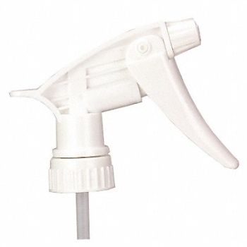 GRAINGER APPROVED Trigger Sprayer White PK6, 8D147