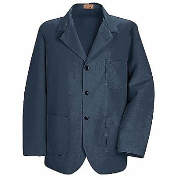 GRAINGER APPROVED Coat No Insulation Navy S, 8Y817