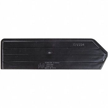 QUANTUM STORAGE SYSTEMS Divider 4 1/8 in Black 6 PK6, 8DA43
