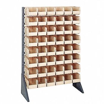 QUANTUM STORAGE SYSTEMS E1532 BinRailFlrRck 15inx54inx36in LdCp 37 lb, 8DC62