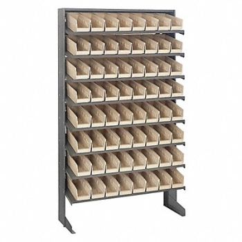 QUANTUM STORAGE SYSTEMS E1545 Pick Rack 12inx60inx36in Ivory, 8DEA5