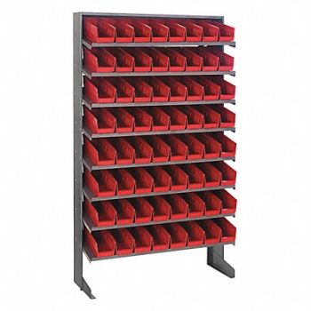 QUANTUM STORAGE SYSTEMS E1545 Pick Rack 12inx60inx36in Red, 8DEA7