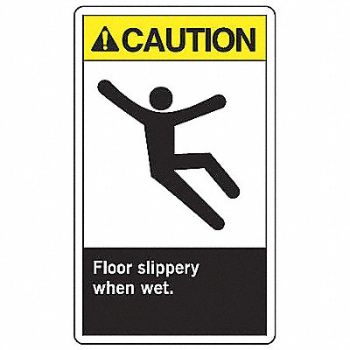 ACCUFORM Safety Label 5 inx3 1/2 in Vinyl PK5, 8F934