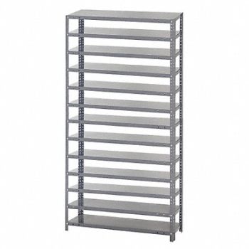 QUANTUM STORAGE SYSTEMS Bin Shlvng 18inx75inx36in, 8DFJ4