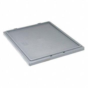 QUANTUM STORAGE SYSTEMS E1890 Lid Gray Polyethylene 20 7/8 in, 8DFK2