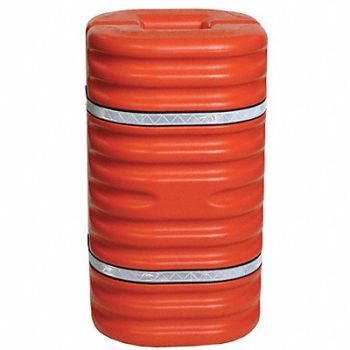 GRAINGER APPROVED Column Protector For 10 In Column Org, 8DFZ8