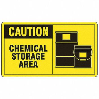 ACCUFORM Safety Label 3 1/2 inx5 in Vinyl PK5, 9AN07