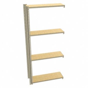 TENNSCO Boltless Shelving 12x84x36in AdOn, 8DGM0