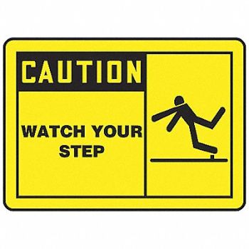 ACCUFORM Safety Label 3 1/2 inx5 in Vinyl PK5, 9FJH6