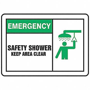 ACCUFORM Safety Label 3 1/2 in x 5 in Vinyl PK5, 9WT17