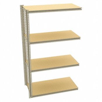 TENNSCO Boltless Shelving 24x84x48in AdOn, 8DH54