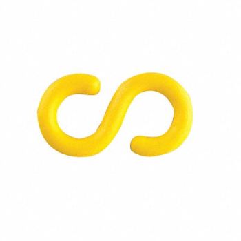 MR. CHAIN E1241 S-Hook 3 in Yellow Acetal PK10, 8DJ16