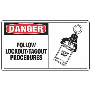 ACCUFORM Safety Label 3 1/2 inx5 in Vinyl PK5, 8UUZ9